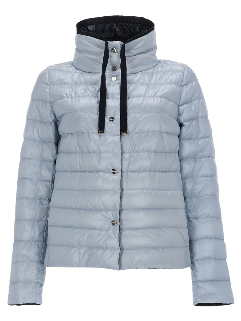 down jacket reversible blue by Selfnex