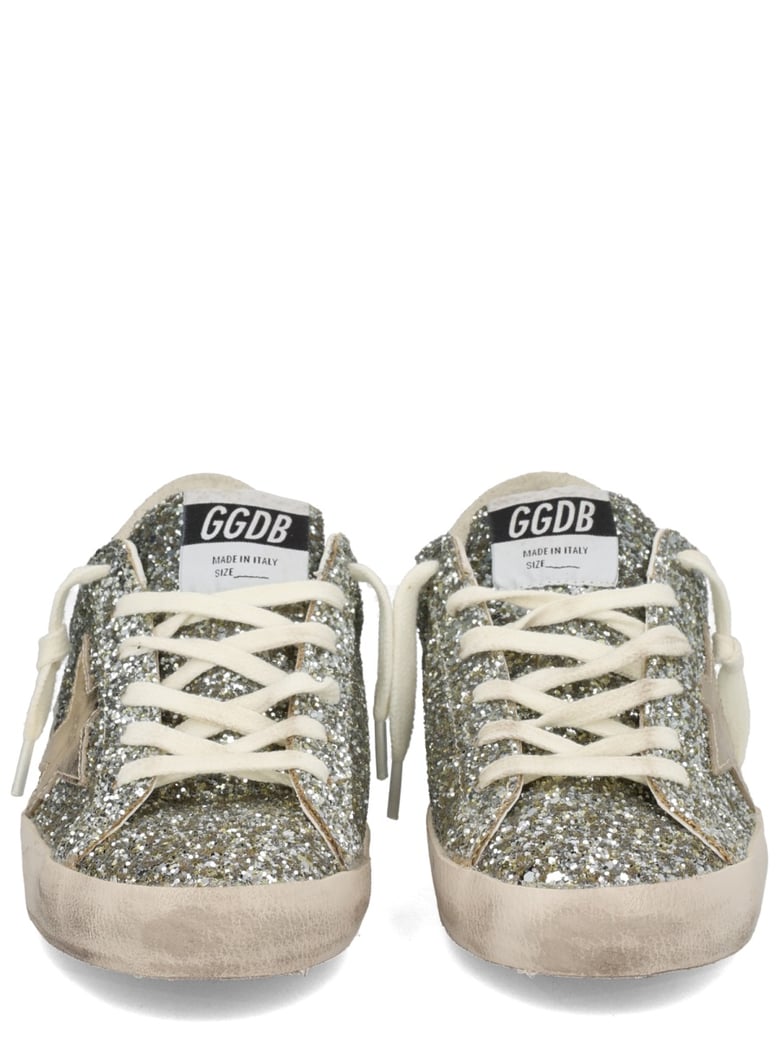 silver superstar sneaker by Selfnex