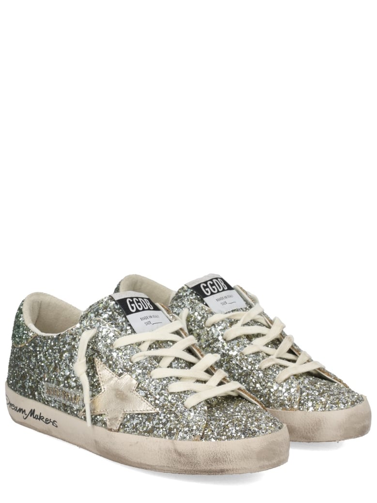 silver superstar sneaker by Selfnex