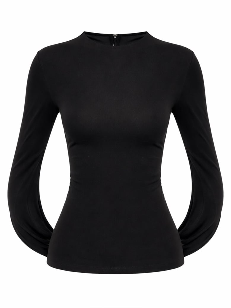 draped back top by Selfnex