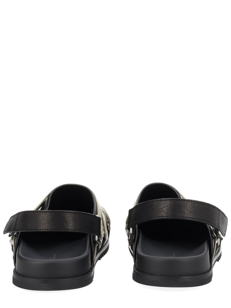 mule megalace in black by Selfnex