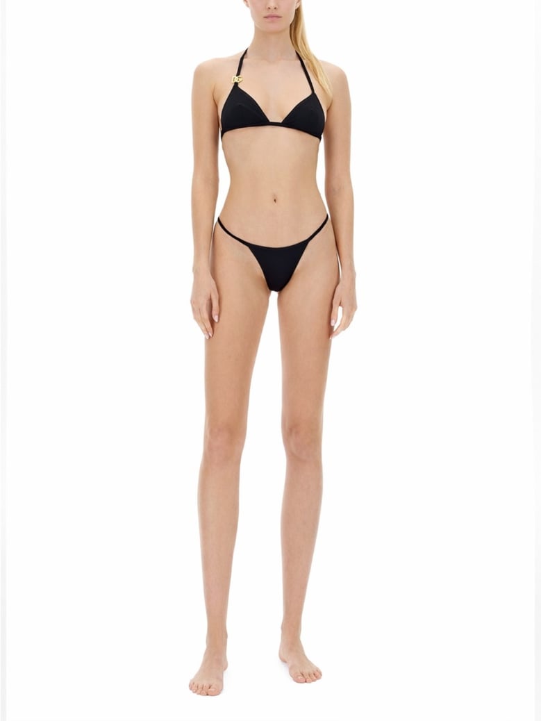triangle bikini in black by Selfnex