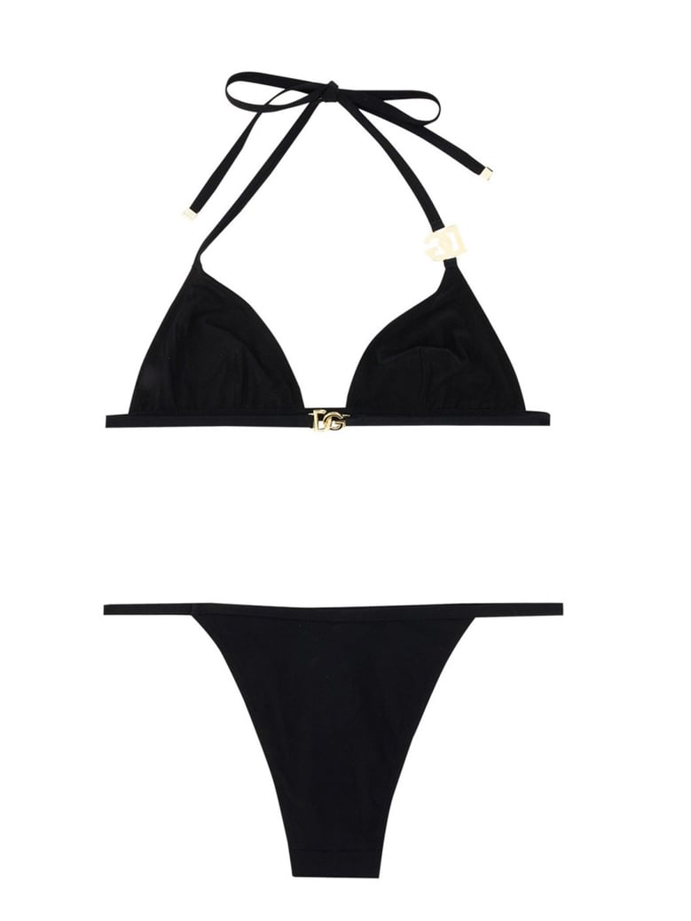 triangle bikini in black by Selfnex