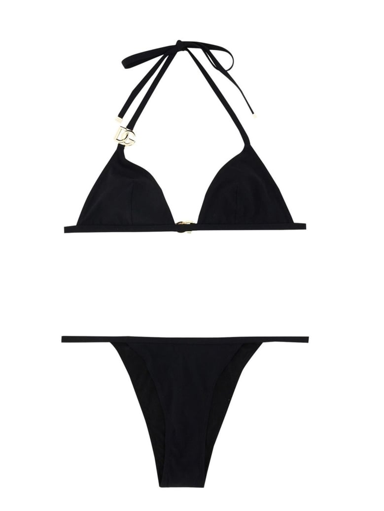 triangle bikini in black by Selfnex