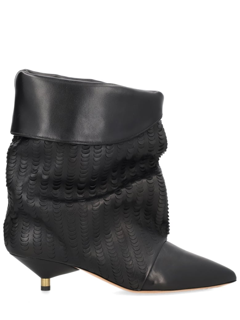 boot edrik in black lamb leather by Selfnex