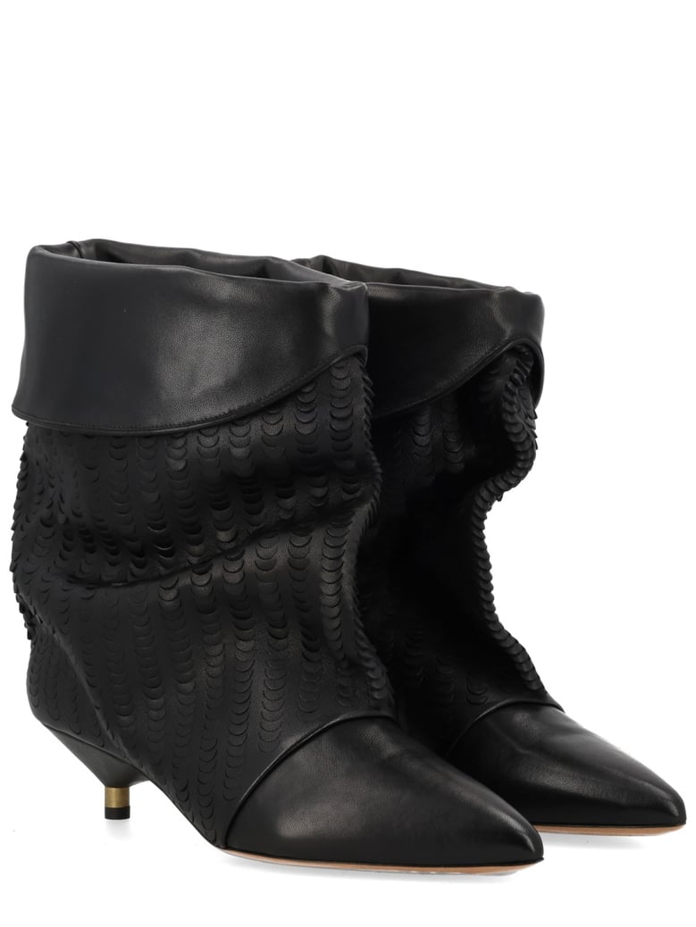 boot edrik in black lamb leather by Selfnex