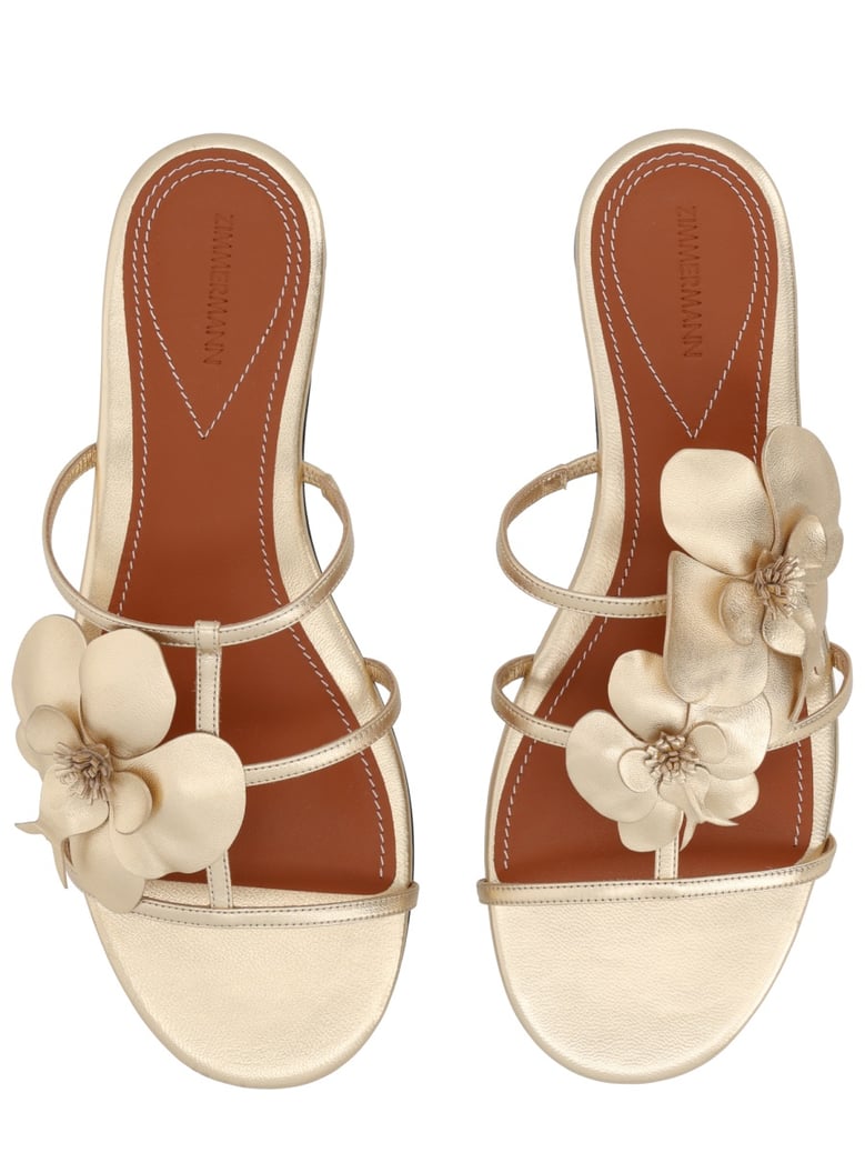 orchid leather sandal by Selfnex