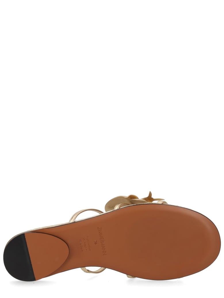 orchid leather sandal by Selfnex