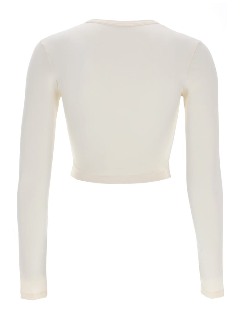 cropped top with logo by Selfnex