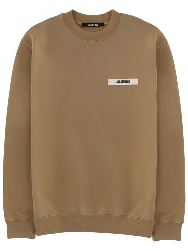 grosgrain logo sweatshirt by Selfnex
