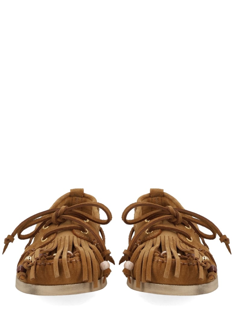 moccasin cruise brown leather by Selfnex