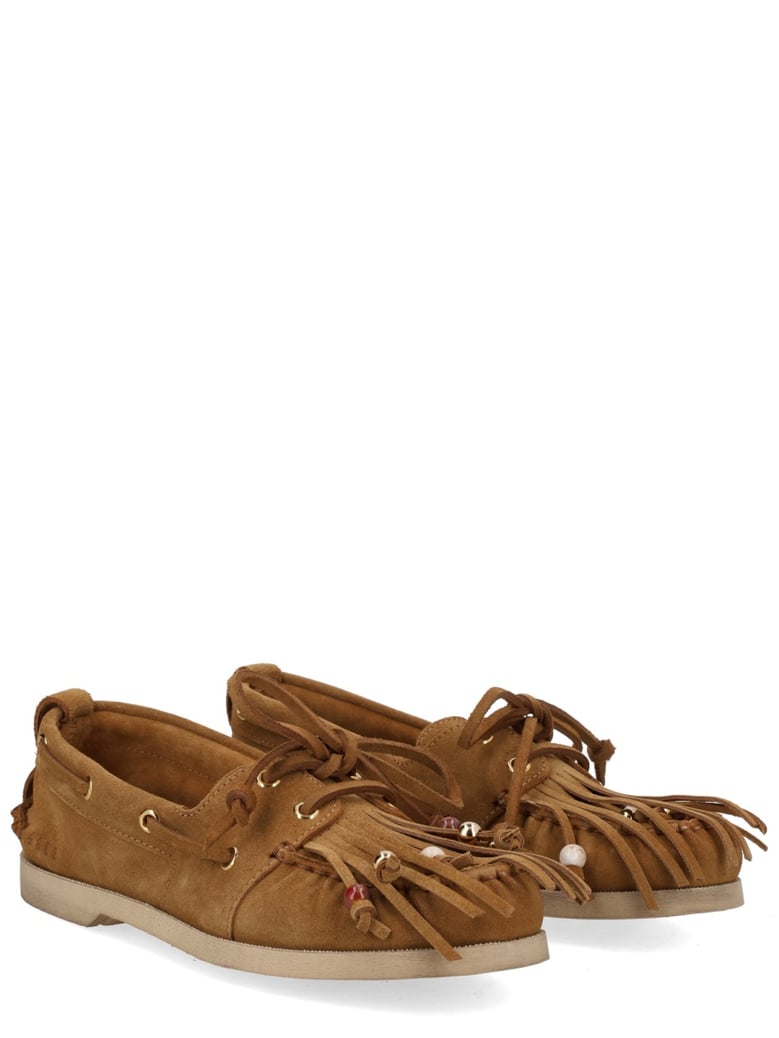 moccasin cruise brown leather by Selfnex