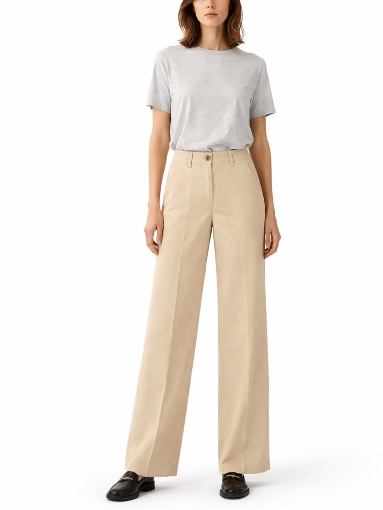 cotton and linen tailored pants by Selfnex