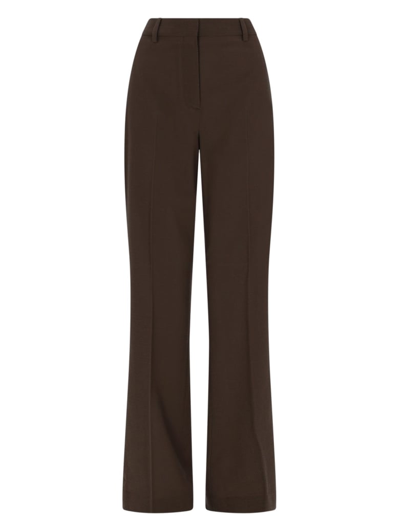 trousers tailored wool brown by Selfnex