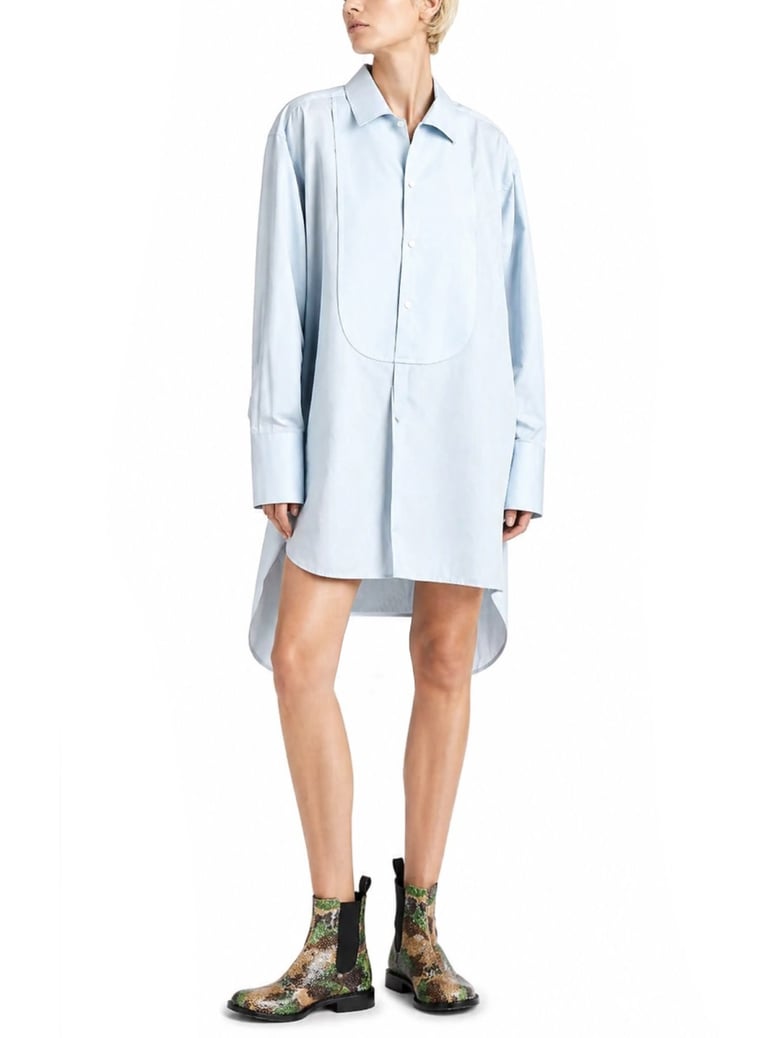 mini shirt dress azure by Selfnex