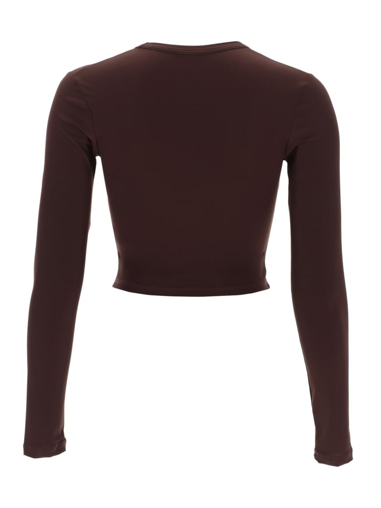 cropped top with logo by Selfnex