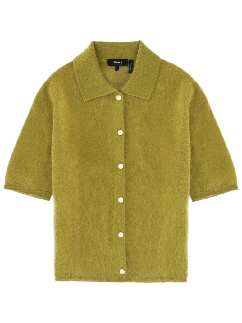 cashmere shirt in green by Selfnex