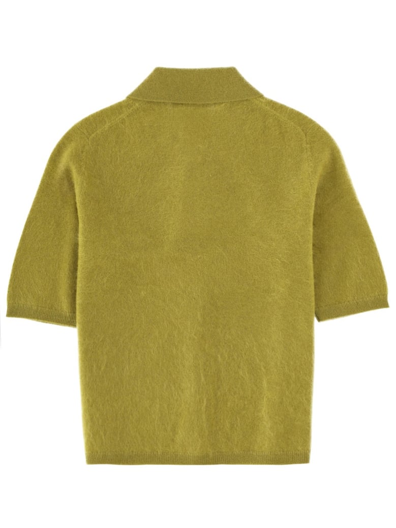 cashmere shirt in green by Selfnex