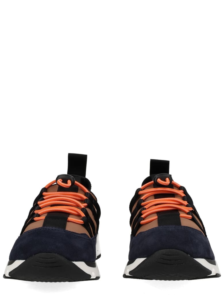 running sneaker in brown by Selfnex