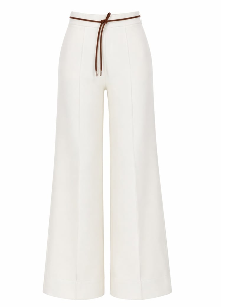 tailored trousers white by Selfnex