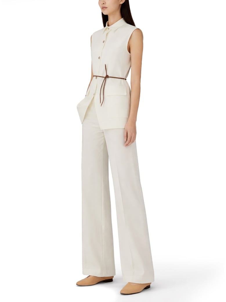 tailored trousers white by Selfnex