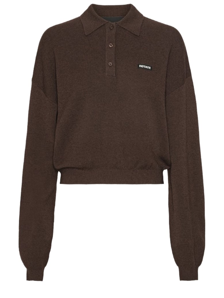 cropped logo polo shirt by Selfnex