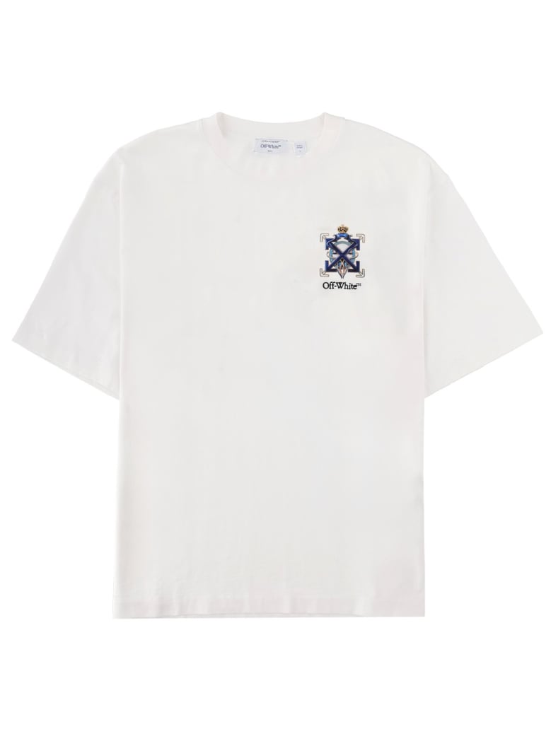 t-shirt with logo white by Selfnex