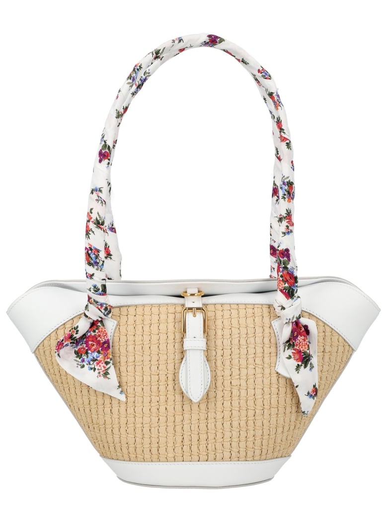 capri bag in white by Selfnex