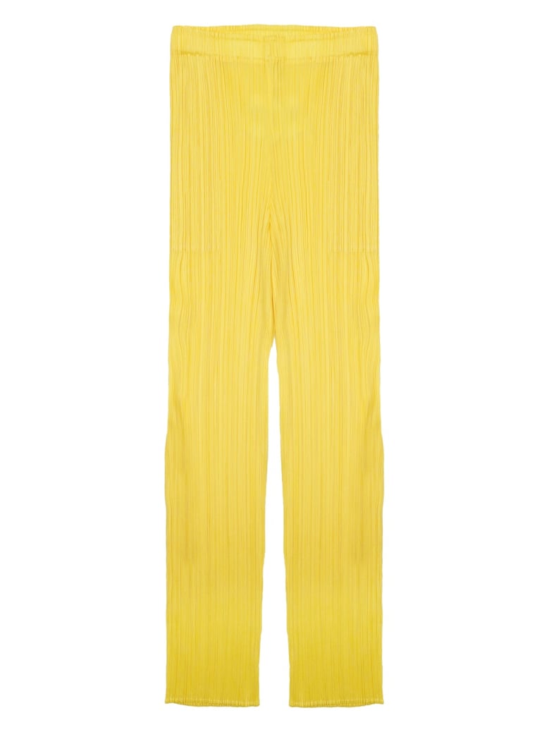 pleated trousers yellow by Selfnex