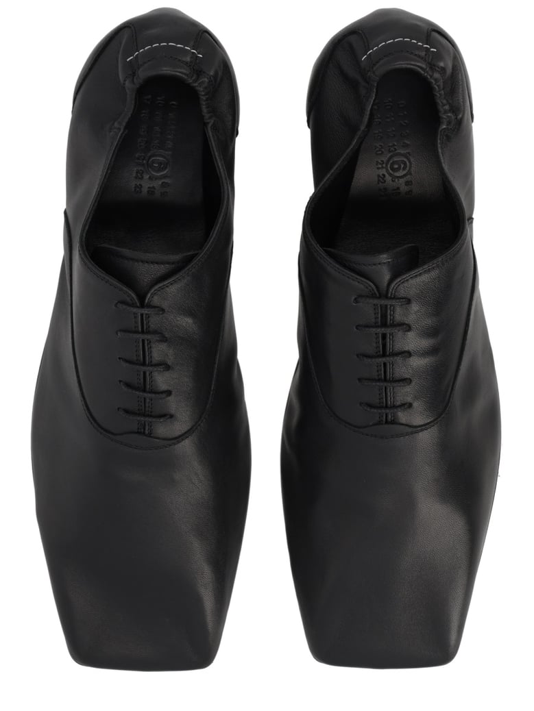 derby shoes travel black by Selfnex