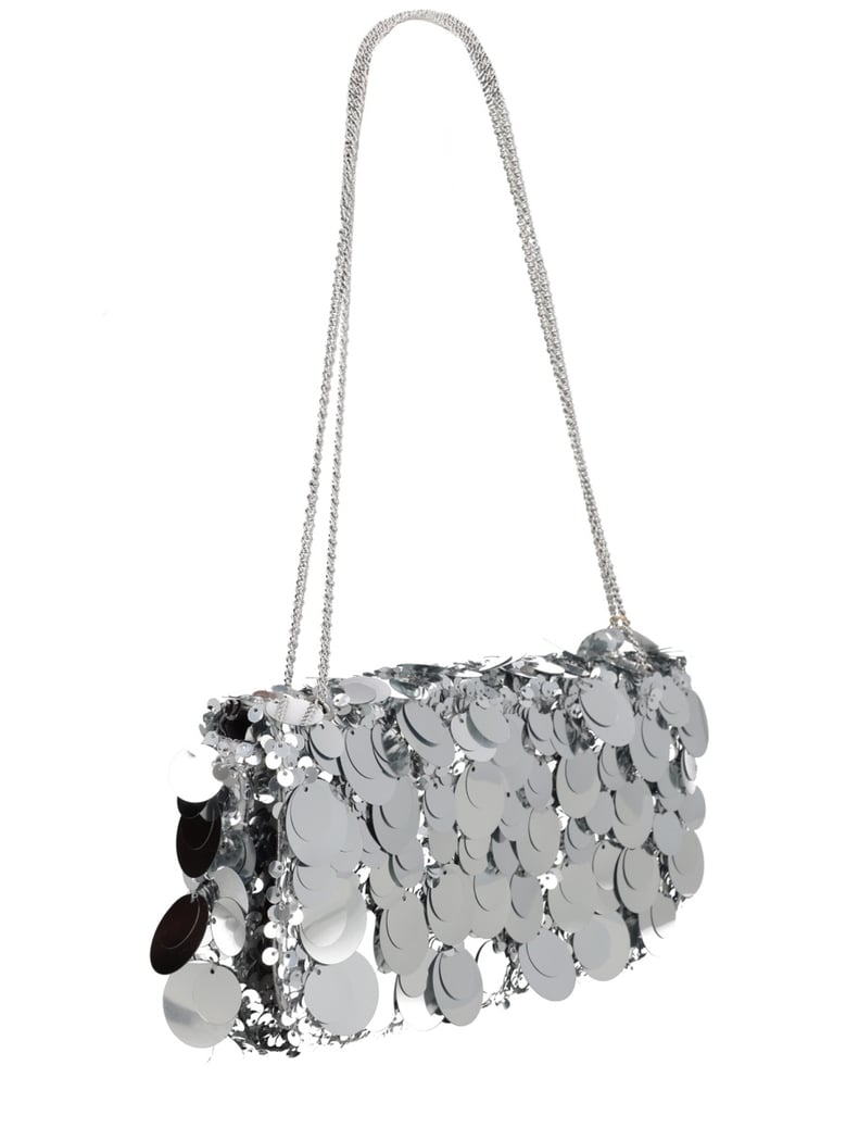 shoulder bag sparkle baguette silver by Selfnex