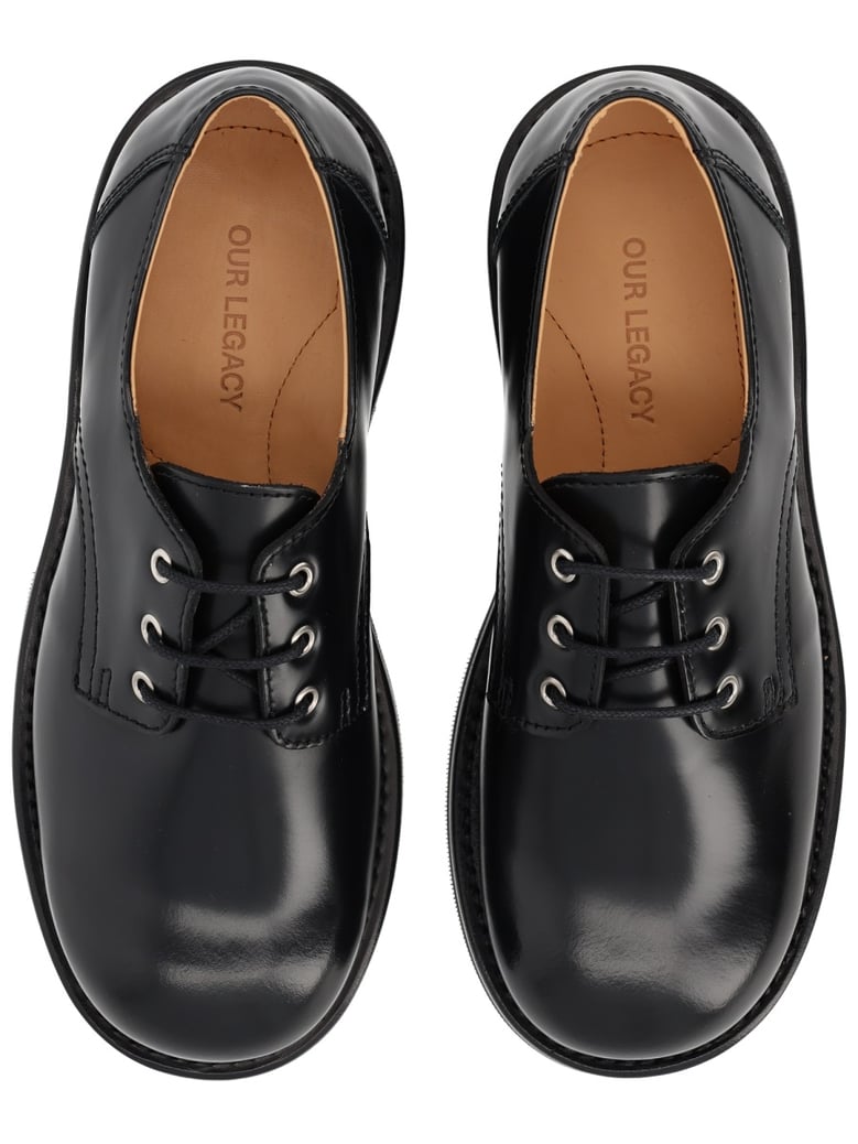 lace-up shoes black by Selfnex