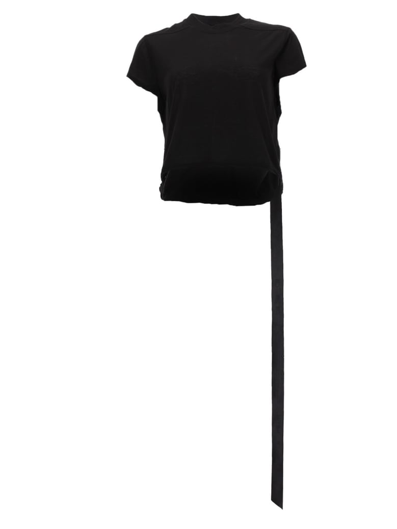 t-shirt cropped small level t black by Selfnex