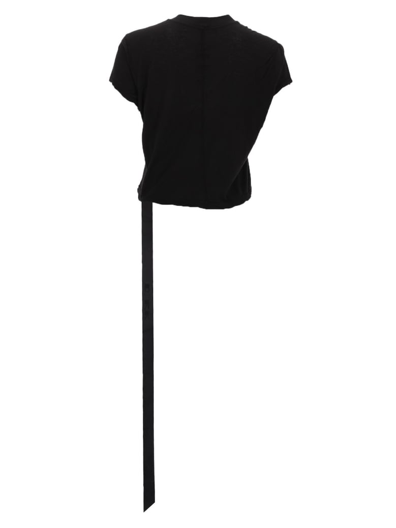 t-shirt cropped small level t black by Selfnex