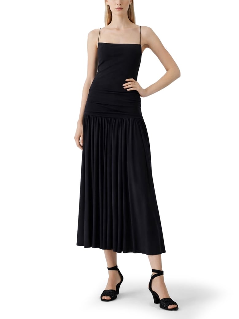 long dress abiha black by Selfnex