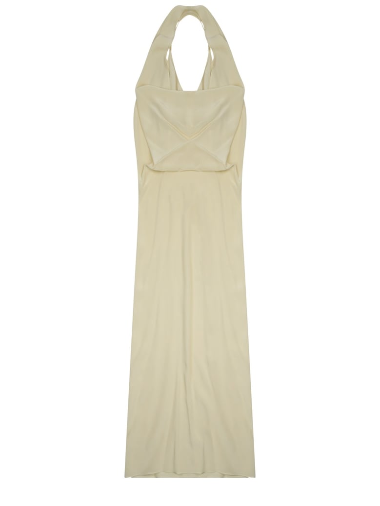 dress long silk yellow by Selfnex