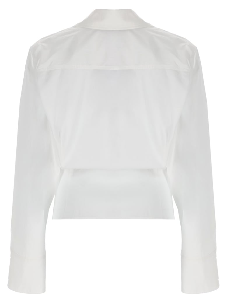 asymmetrical cotton shirt by Selfnex
