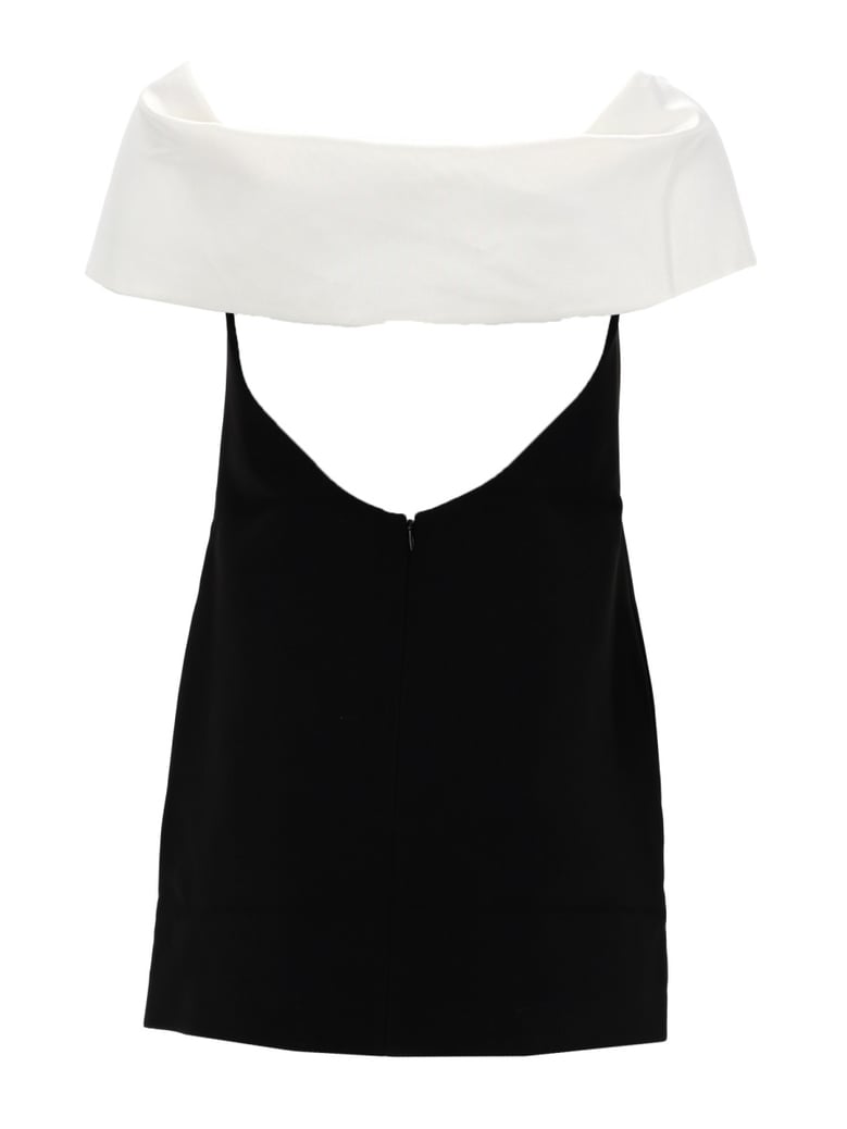 mini dress with flower detail black by Selfnex