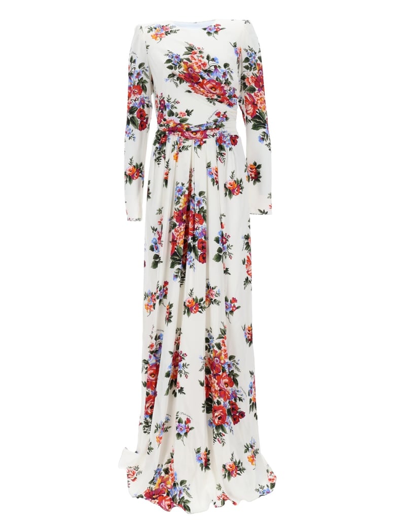 long floral print dress by Selfnex