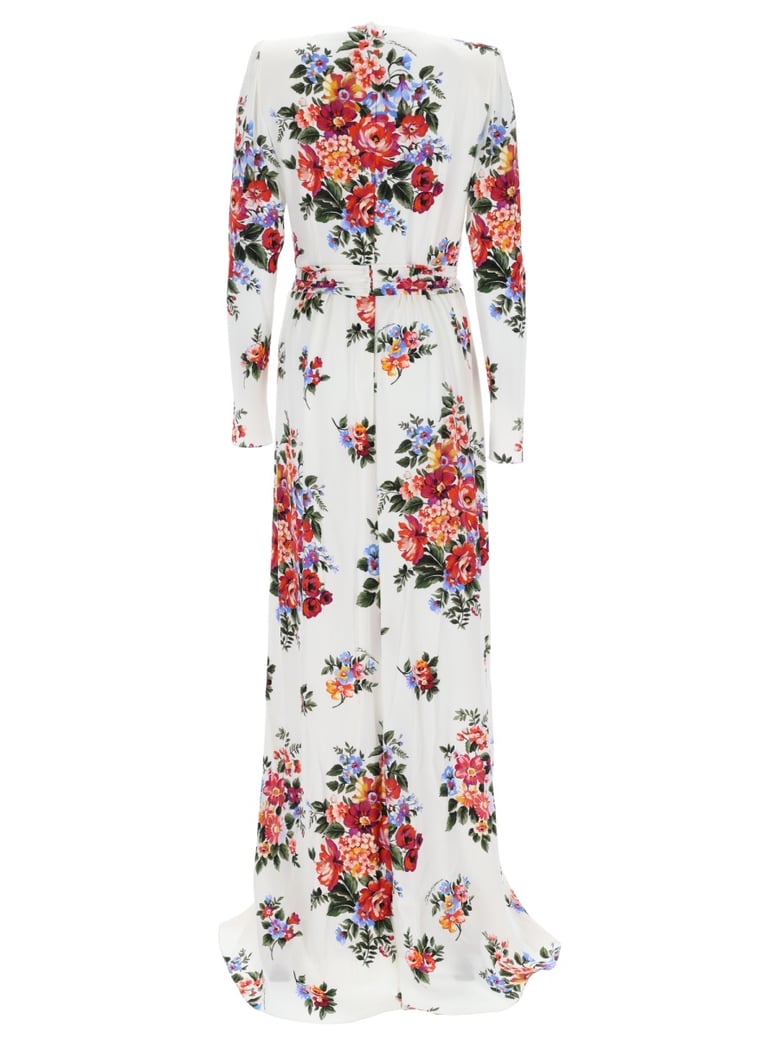 long floral print dress by Selfnex