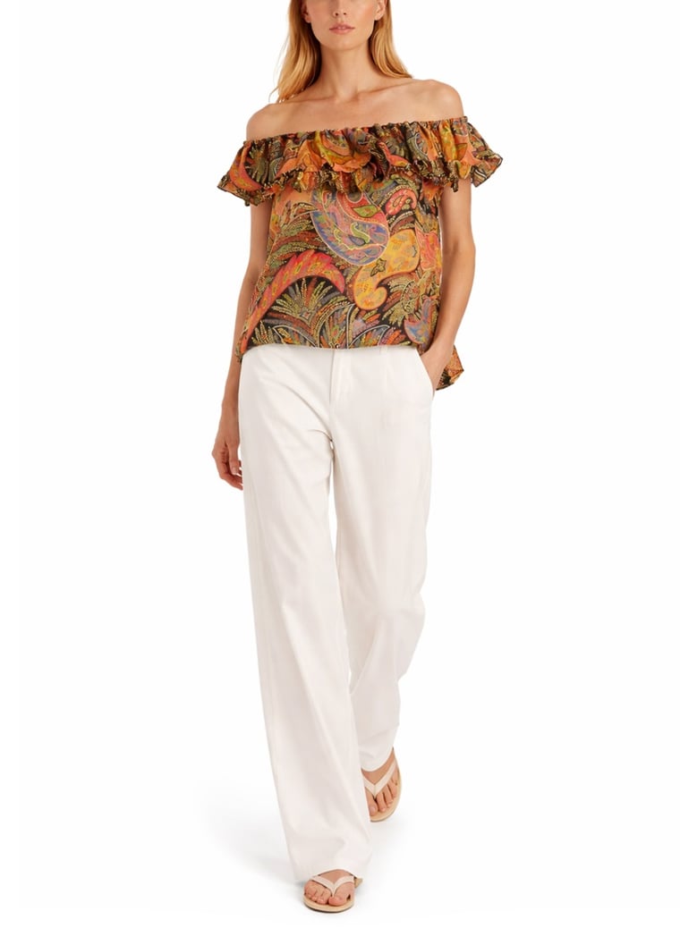 top printed silk multicolour by Selfnex