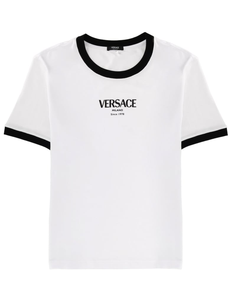 t-shirt with logo white by Selfnex