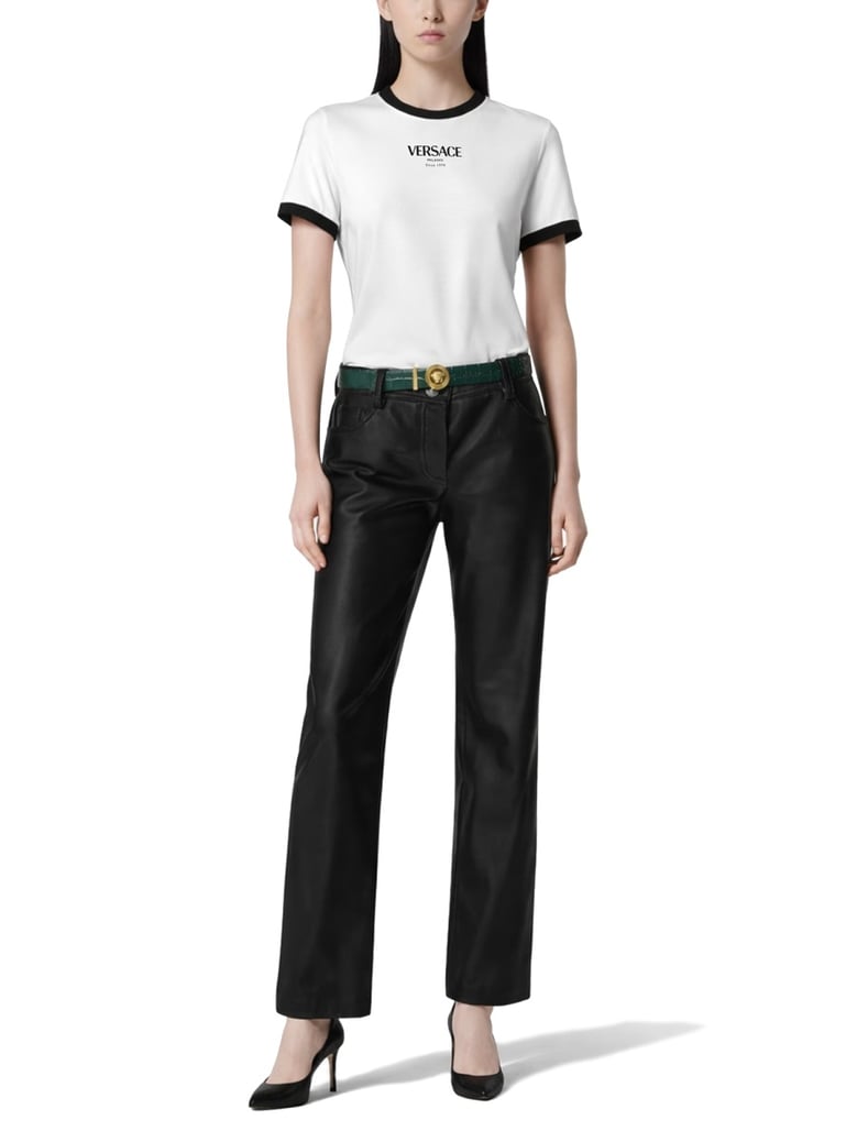 t-shirt with logo white by Selfnex