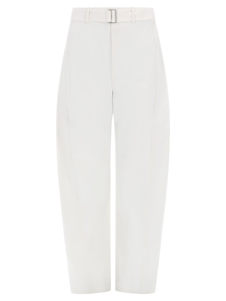 trousers twisted white by Selfnex