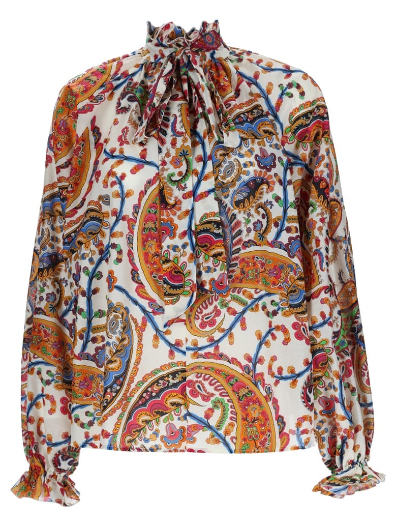 silk and cotton blend shirt by Selfnex