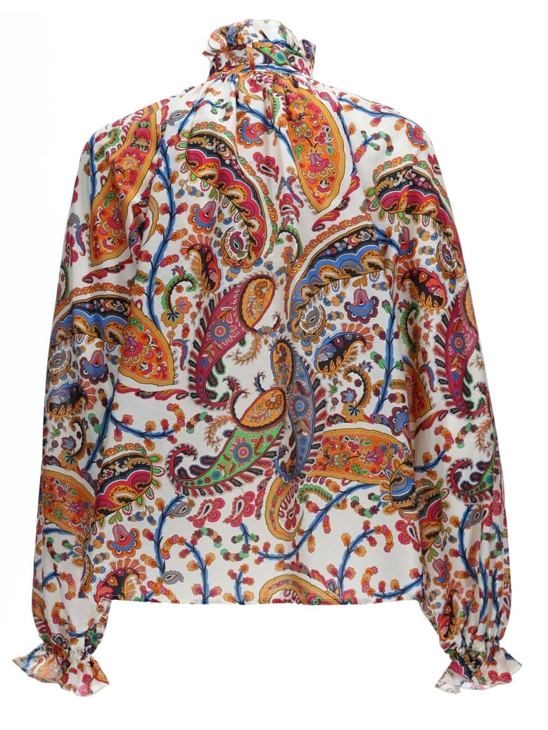 silk and cotton blend shirt by Selfnex