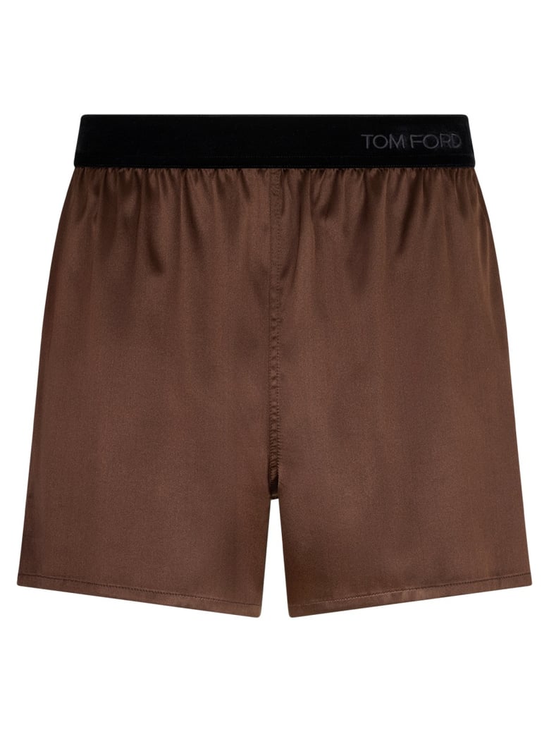 silk pajama shorts by Selfnex