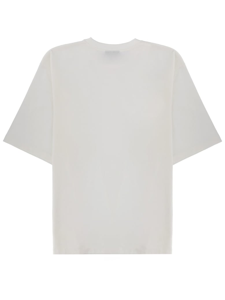t-shirt with logo white by Selfnex