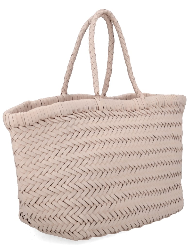 handbag triple jump beige leather by Selfnex
