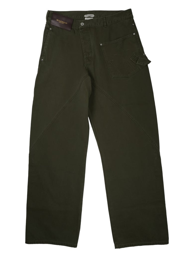 jeans twisted workwear green by Selfnex